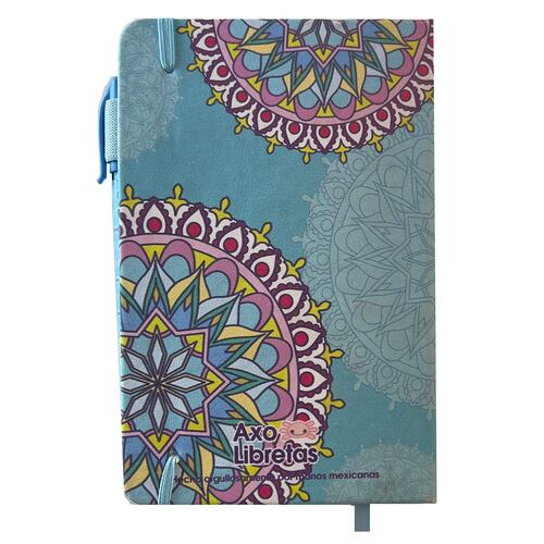 Libreta Grupo Axo Empastada Mándala Azul