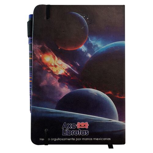 Libreta Grupo Axo Empastada Planetas