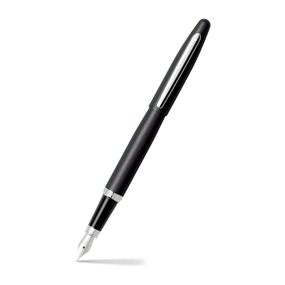 Pluma fuente vfm negro mate ct punto mediano Sheaffer