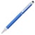 Bolígrafo metálico azul mate con stylus