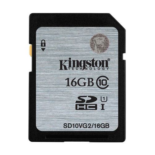 Tarjeta Kingston 16gb SDHC C10 Flash