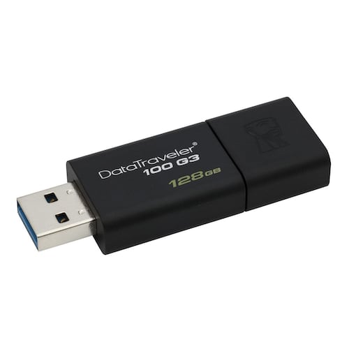 Memoria USB Kingston 128 GB 3.0 Negro