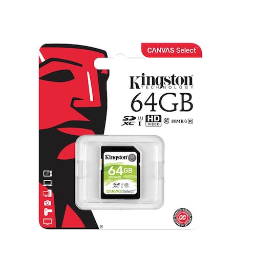 Tarjeta Kingston SD 64GB C/10 Canva