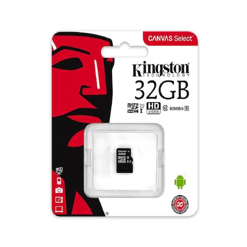 Micro SD Kingston 32GB Canvas CL10