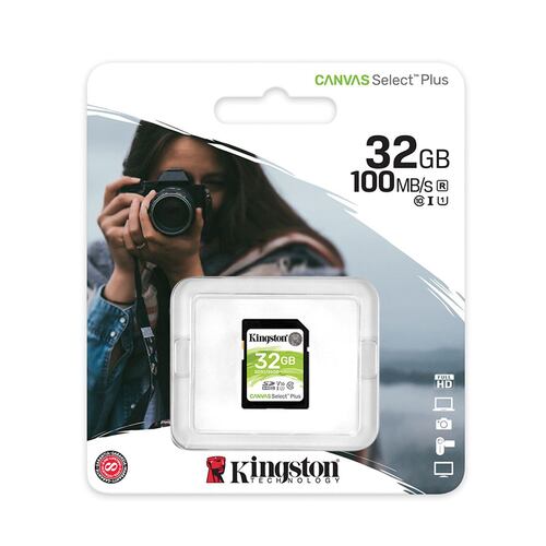Tarjeta Kingston SD 32 GB C10 Plus