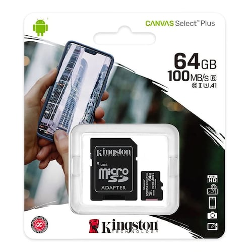 Micro SD 64GB Kingston Canvas SEL P