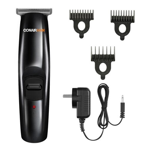 Recortadora negra cromada recargable Conair