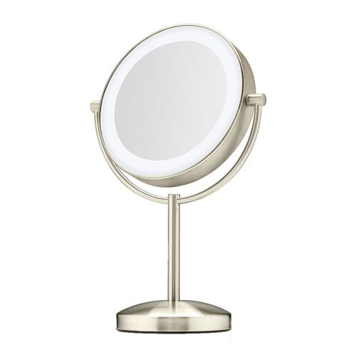 Espejo Satinado Redondo Led Conair