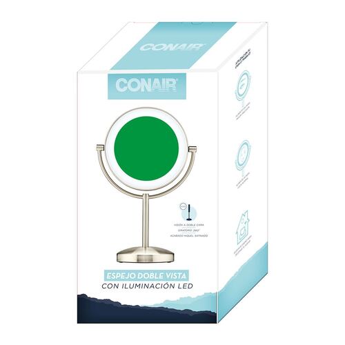 Espejo Satinado Redondo Led Conair