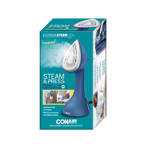 Plancha y Vaporizador de Telas 2 en 1 Conair