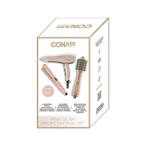 Combo Secador, Alaciadora y Cepillo de Aire Conair