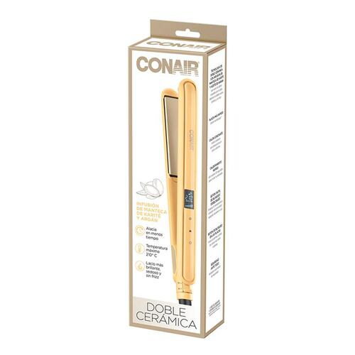 Conair Alaciadora Doble Cerámica Amarilla