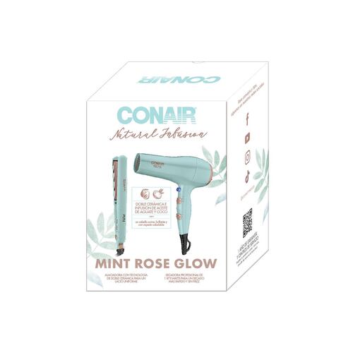Combo Alaciadora y Secadora Menta Conair