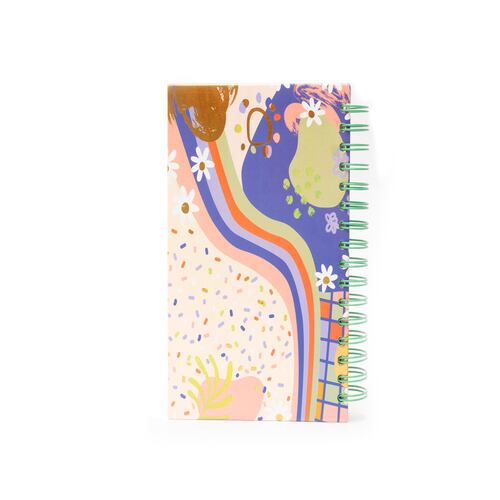 Agenda Trendy 2025 con Espiral Abstracto Cavalier