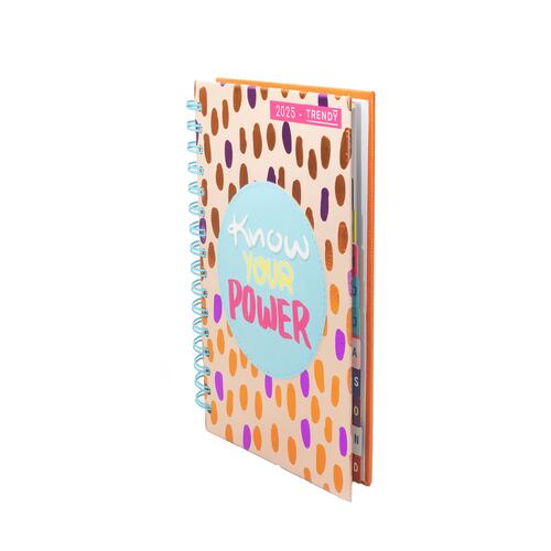 Agenda Trendy 2025 con Espiral Vida Cavalier