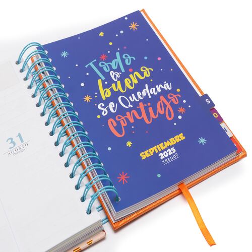 Agenda Trendy 2025 con Espiral Vida Cavalier