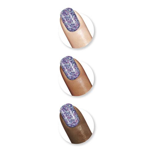 Esmalte Sally Hansen Insta-Dri 483 Morado Glitter Grape Shifter