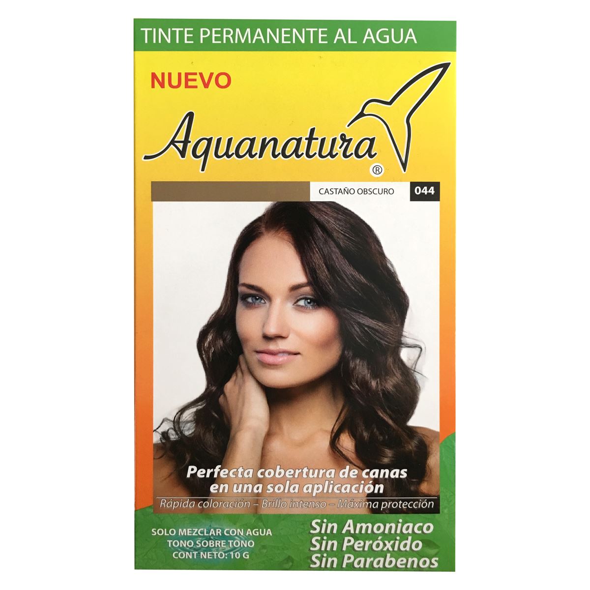 Tinte Permanente Al Agua Aquanatura Cataño Obscuro