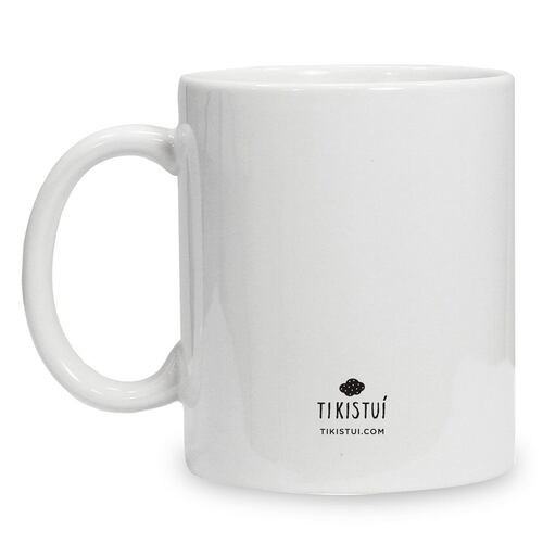 Taza blanca Tikistuí