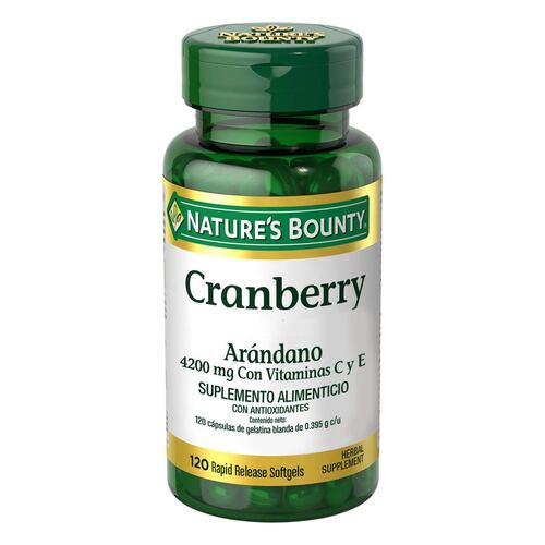 Arándano 4200 mg con Vitamina C y E Nature´s Bounty