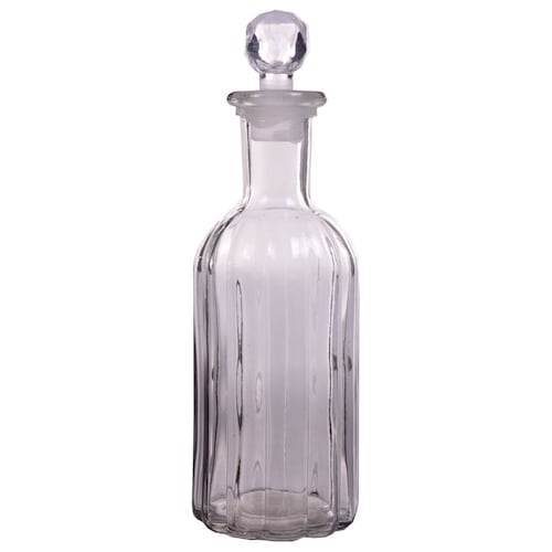 Botella de Cristal 7.5x7.5x23cm