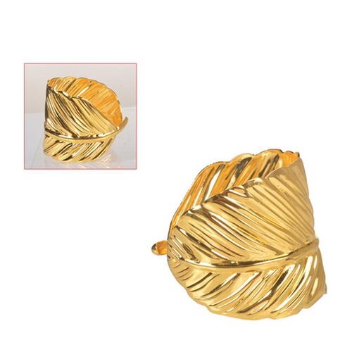 Juego de anillos para servilletas Modelo 180-3300069 Dorado