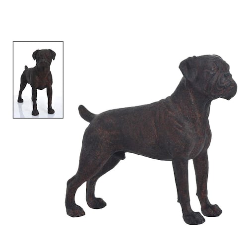 Figura perro boxer negro