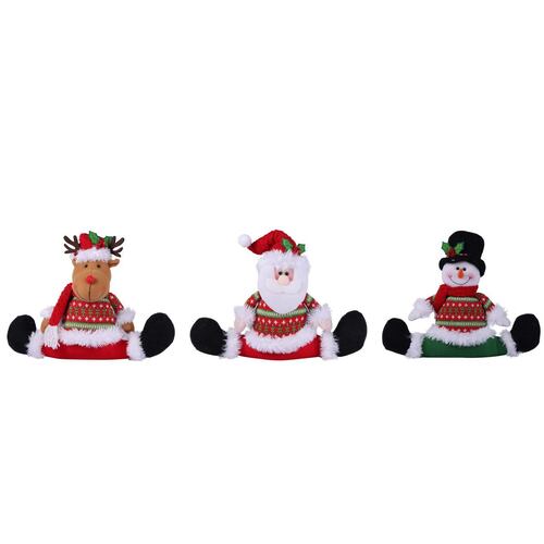 Santa,hombre de nieve y reno para puerta 3s modelo 150-8100189