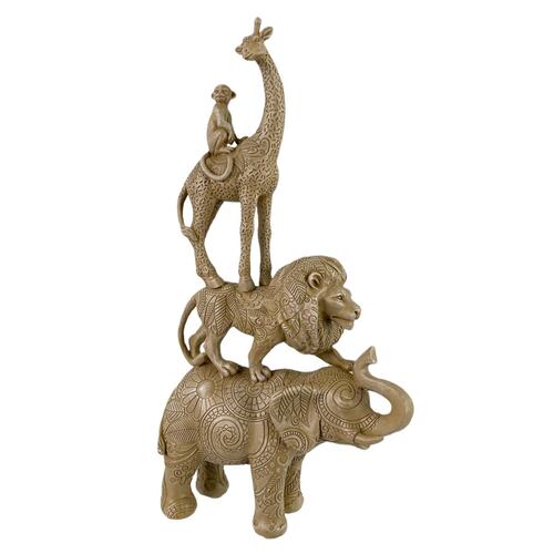 Figura Decorativa Animales 18X8X34 cm