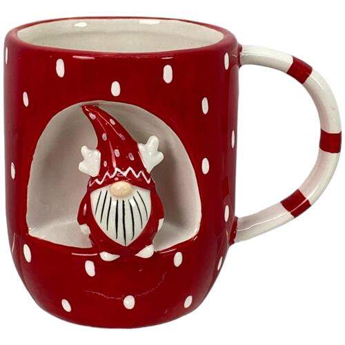 Taza Navideña Gnomo Rojo Santini
