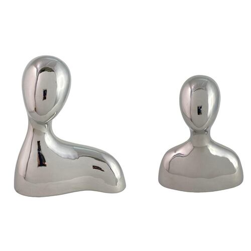 Figura Decorativa Minimalista Cabezas Humanas