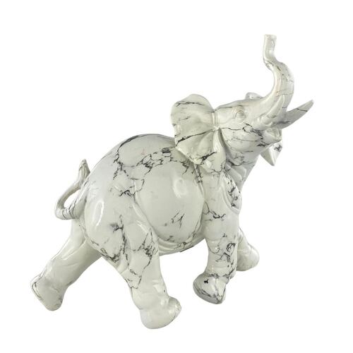 Figura Decorativa Elefante Arte Corriendo 23X10X20