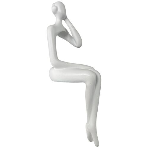 Figura Decorativa Concepts Life Diseño Silueta Humana Blanco Deconstruida