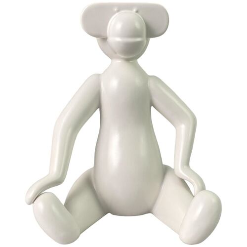 Figura Decorativa Minimalista en Cerámica Oso 16.5 x 13 x 21 cm Concepts