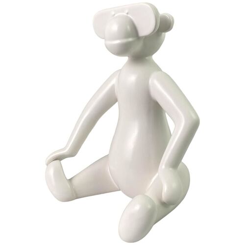Figura Decorativa Minimalista en Cerámica Oso 16.5 x 13 x 21 cm Concepts