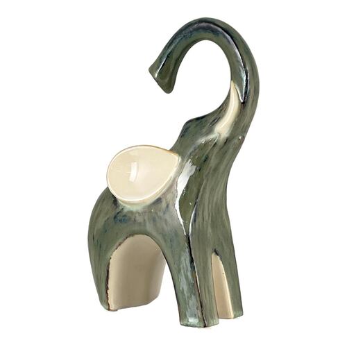 Figura Decorativa CONCEPTS de Elefante con Trompa Levantada