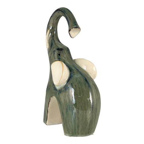 Figura Decorativa CONCEPTS de Elefante con Trompa Levantada
