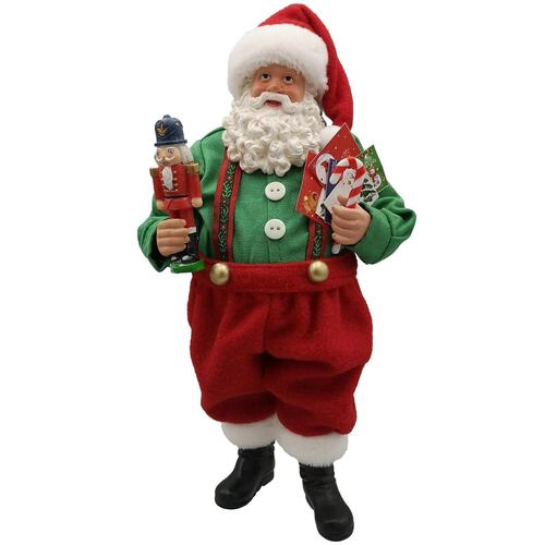 Figura Decorativa Navideña Santa Pijama Santini