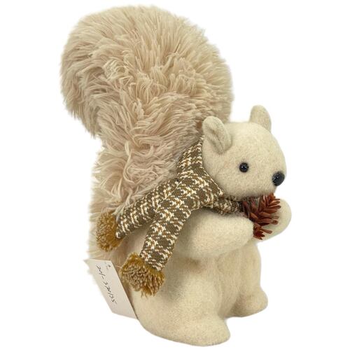 Peluche Decorativo Ardilla Navideña Santini
