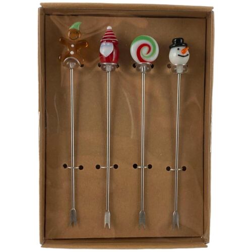 Set Picks Navideños 4 Piezas Santini