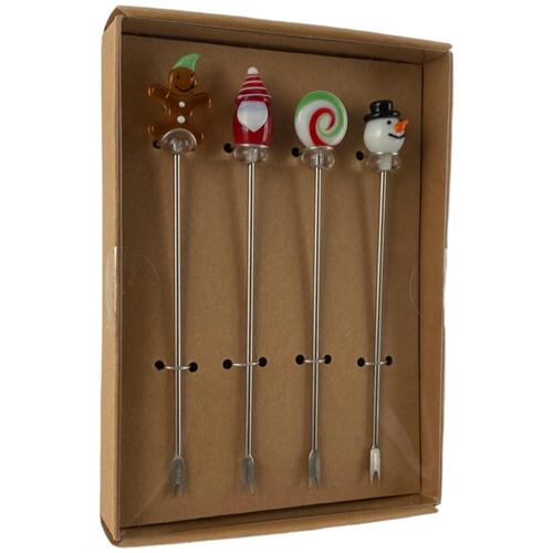 Set Picks Navideños 4 Piezas Santini