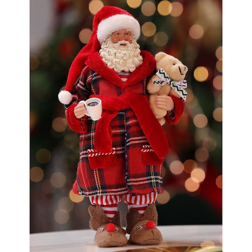 Santa En Pijama Navideño 28 Cm SANTINI
