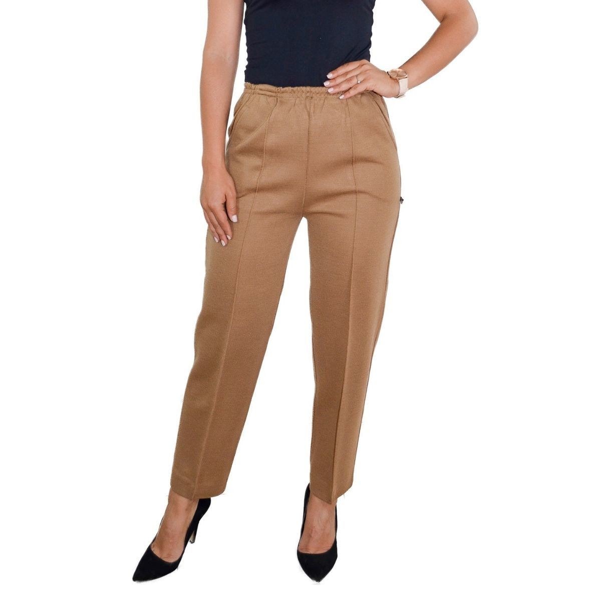 Pantalon camel shops mujer