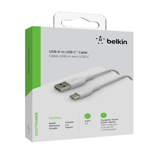 Cable Belkin USB a USB C Boost Charge de 1m