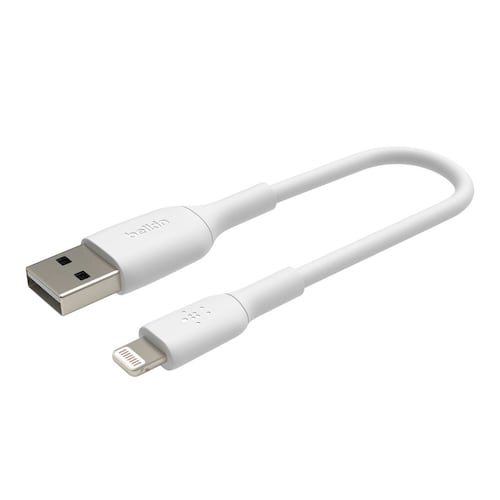 Cargador Pared Belkin 24W con doble puerto + USB a Lightning. Compatible  iPhone / iPad BELKIN