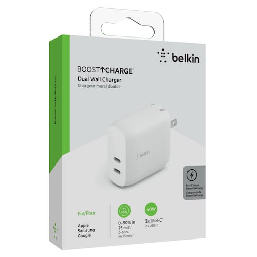 Cargador USB-C para auto de Belkin - Apple (MX)