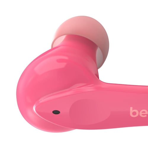 Audífonos Belkin SoundForm Nano TWS para niños rosa