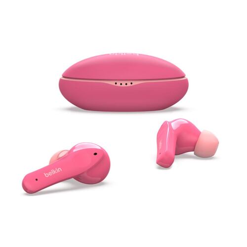 Audífonos Belkin SoundForm Nano TWS para niños rosa