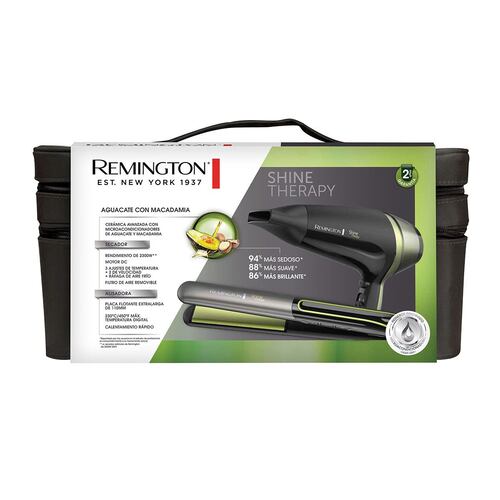 Combo Aguacate Alaciadora y Secadora Remington