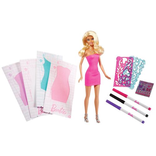 Barbie estudio de diseño y moda